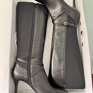 Nine West Black Heeled Boots